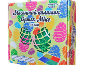 Ортопедический массажный коврик Ortek(Ортек) для детей «Пазлы Микс» 6 элементов